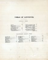 Table of Contents, Leavenworth County 1903